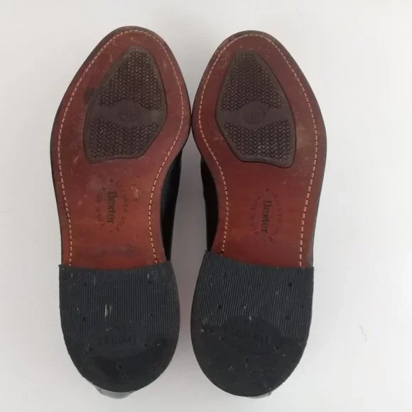 Dexter Men Kiltie Tassel Made in USA Black Loafers - Picture 12 of 13